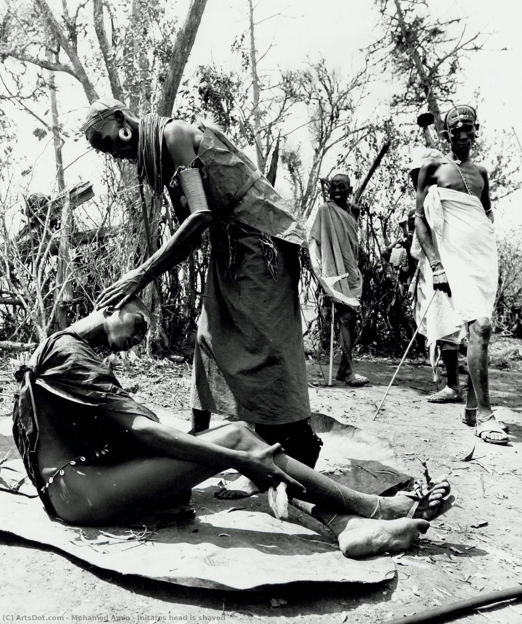 Initates Head Is Shaved — Mohamed Amin