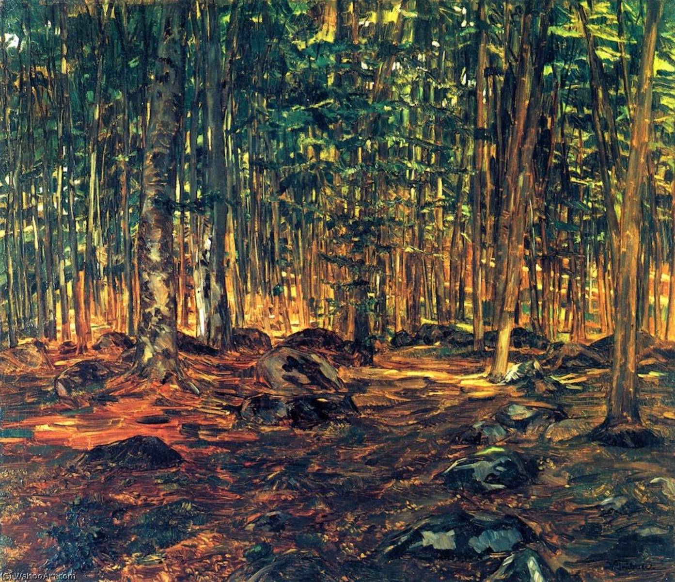 Forest Interior — ヴィルヘルム・トリュブナー