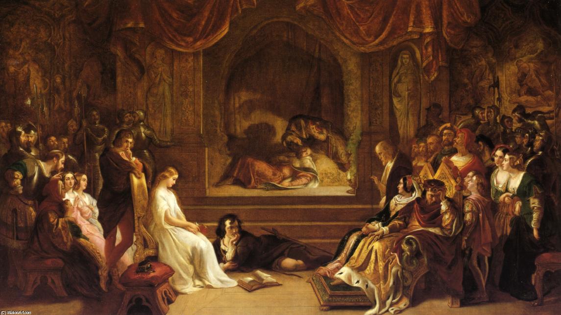 The Play Scene From Hamlet — Daniel Maclise
