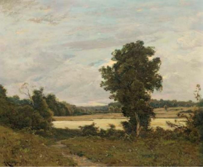 The Bank Of The Allier — Henri-joseph Harpignies