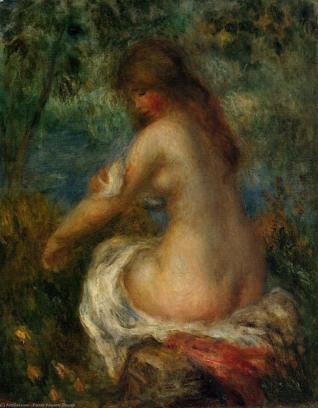 Bather 2 — Пьер-огюст Ренуар