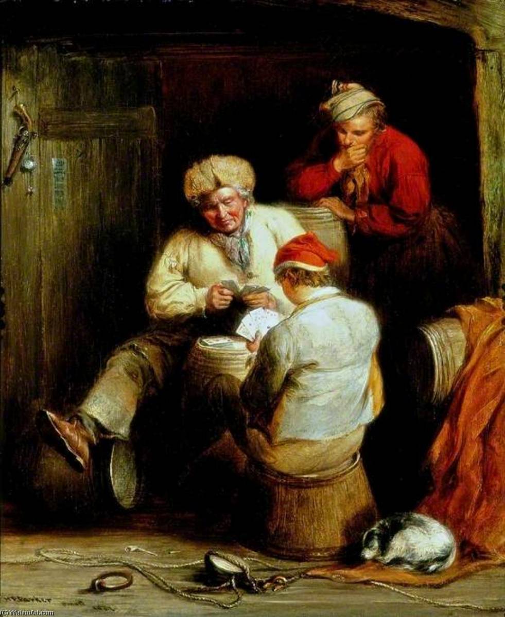 Smugglers Playing Cards — Henry Perlee Parker