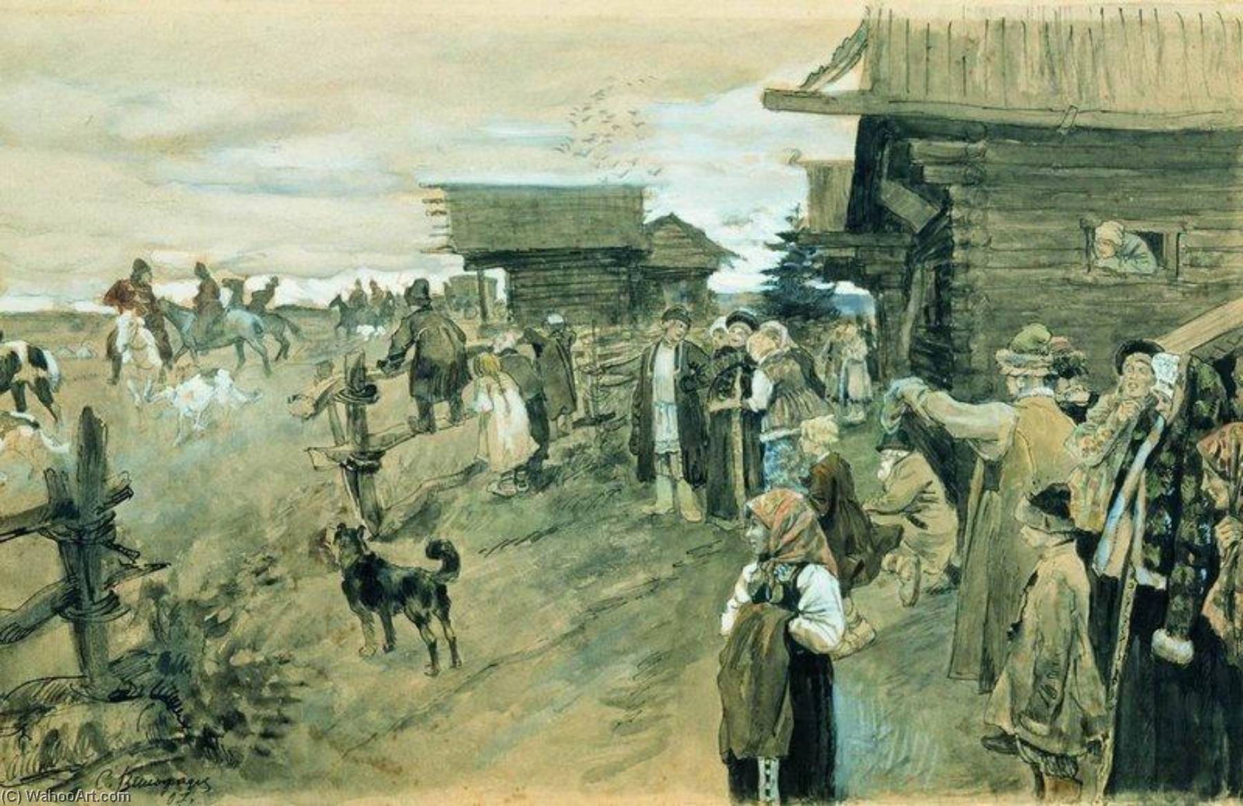 The Hunt — Sergey Arsenievich Vinogradov