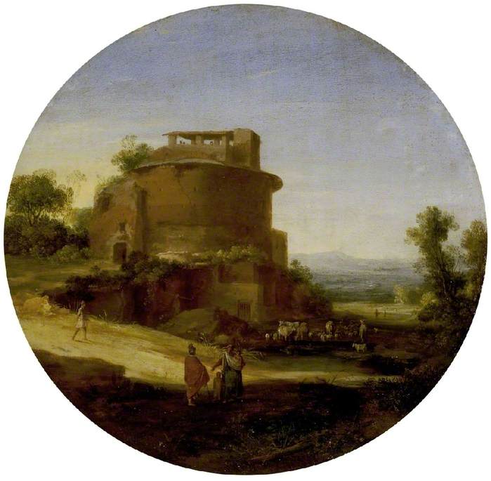 Classical Landscape With Ruins — Бартоломеус Бринберг
