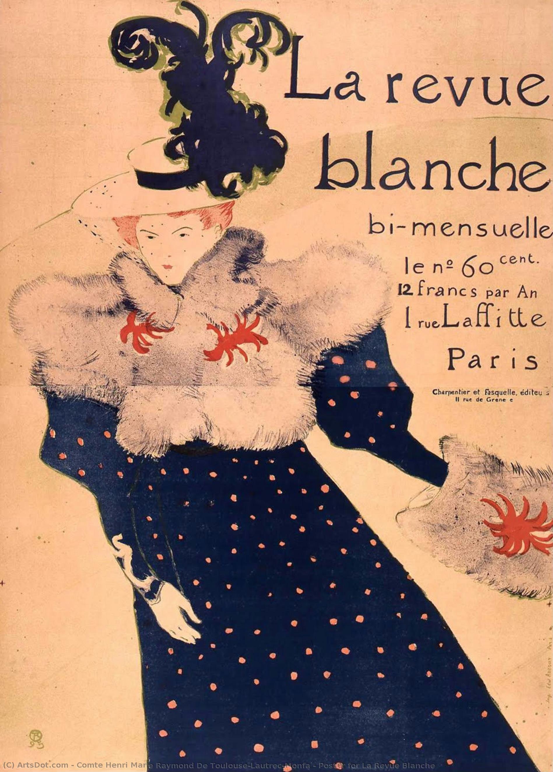 Poster For La Revue Blanche — Henri De Toulouse-lautrec