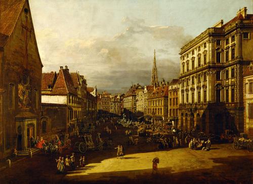 Der Mehlmarkt In Wien — Бернардо Беллотто