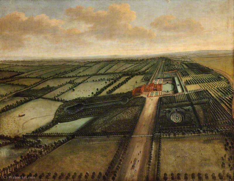 A Bird's-eye View Of Clandon — Leonard Knyff