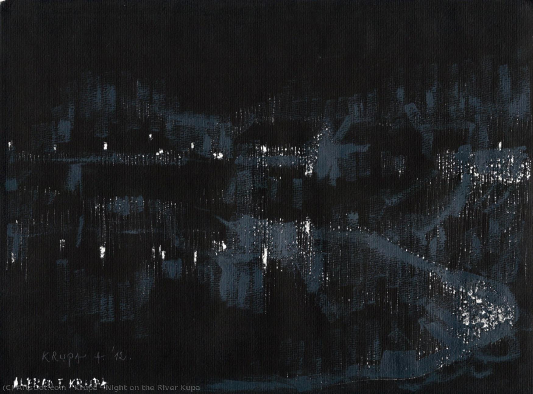 Night On The River Kupa — Alfred Freddy Krupa