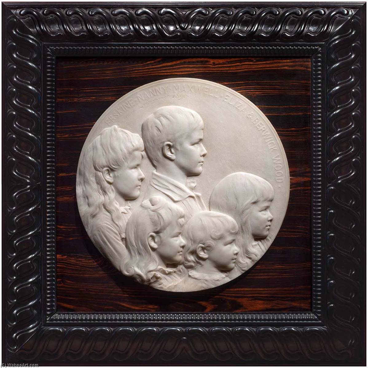 Erskine, Nanny, Maxwell, Eliza And Berwick Wood — Olin Levi Warner