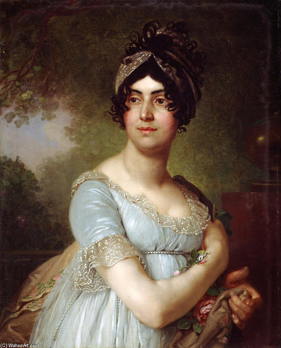 Portrait Of Daria Semyonovna Baratoff — Vladimir Lukich Borovikovsky