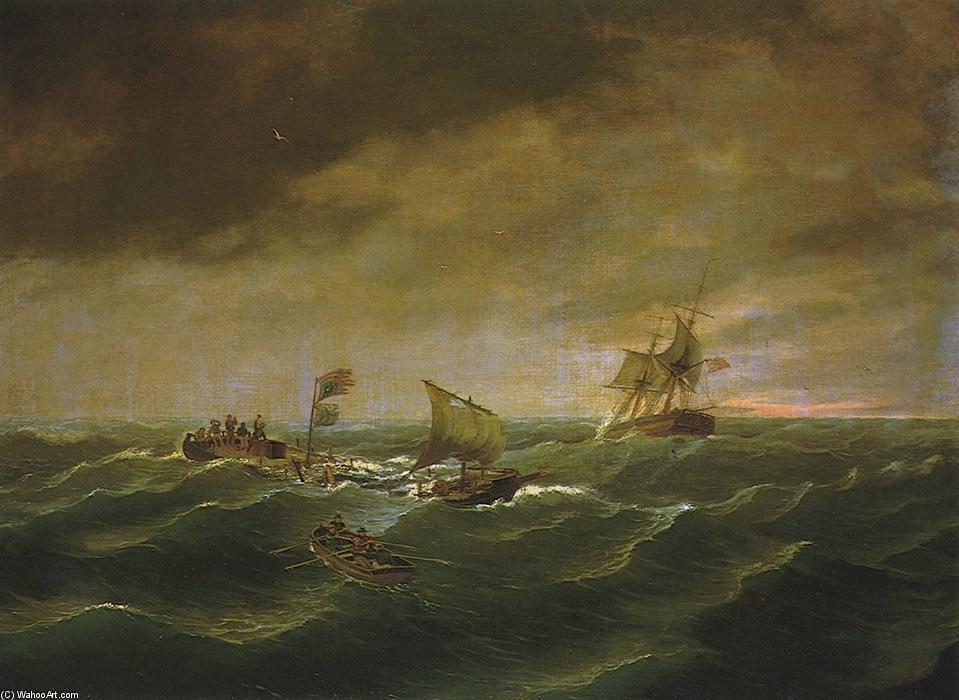 The Loss Of The Schooner 'john S. Spence' — Thomas Birch