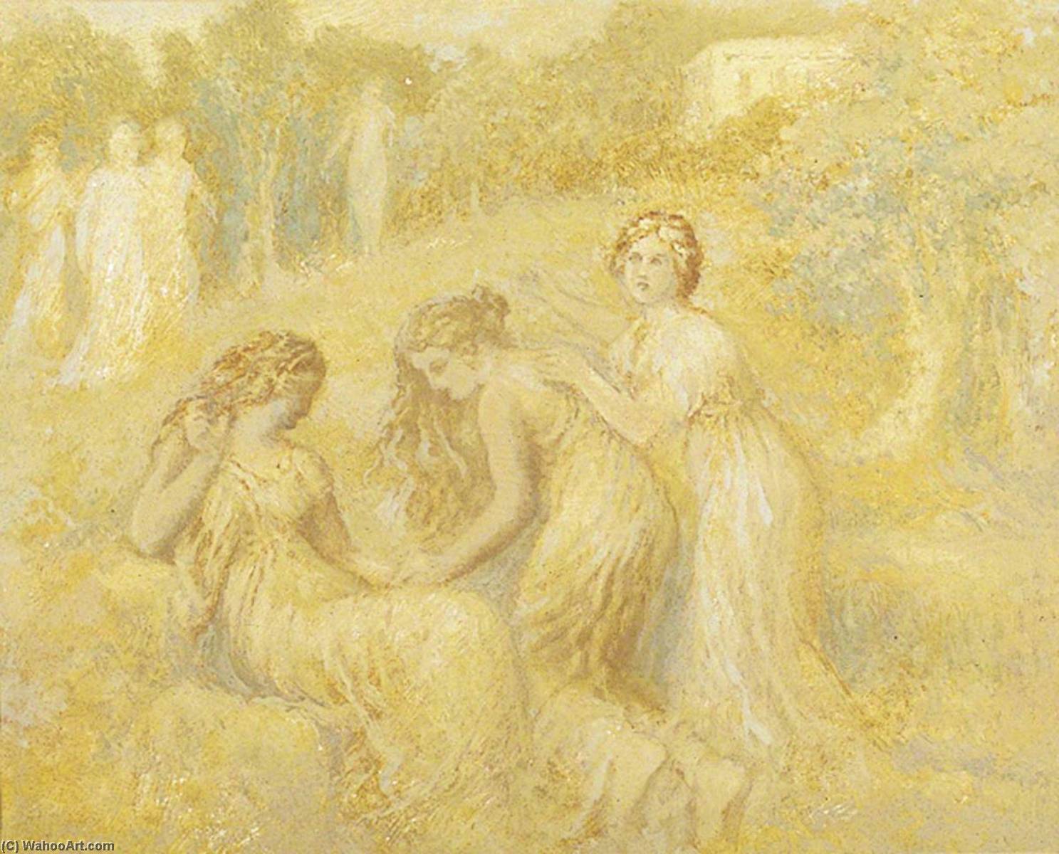 Dwellers In Elysian Fields — Edward Calvert
