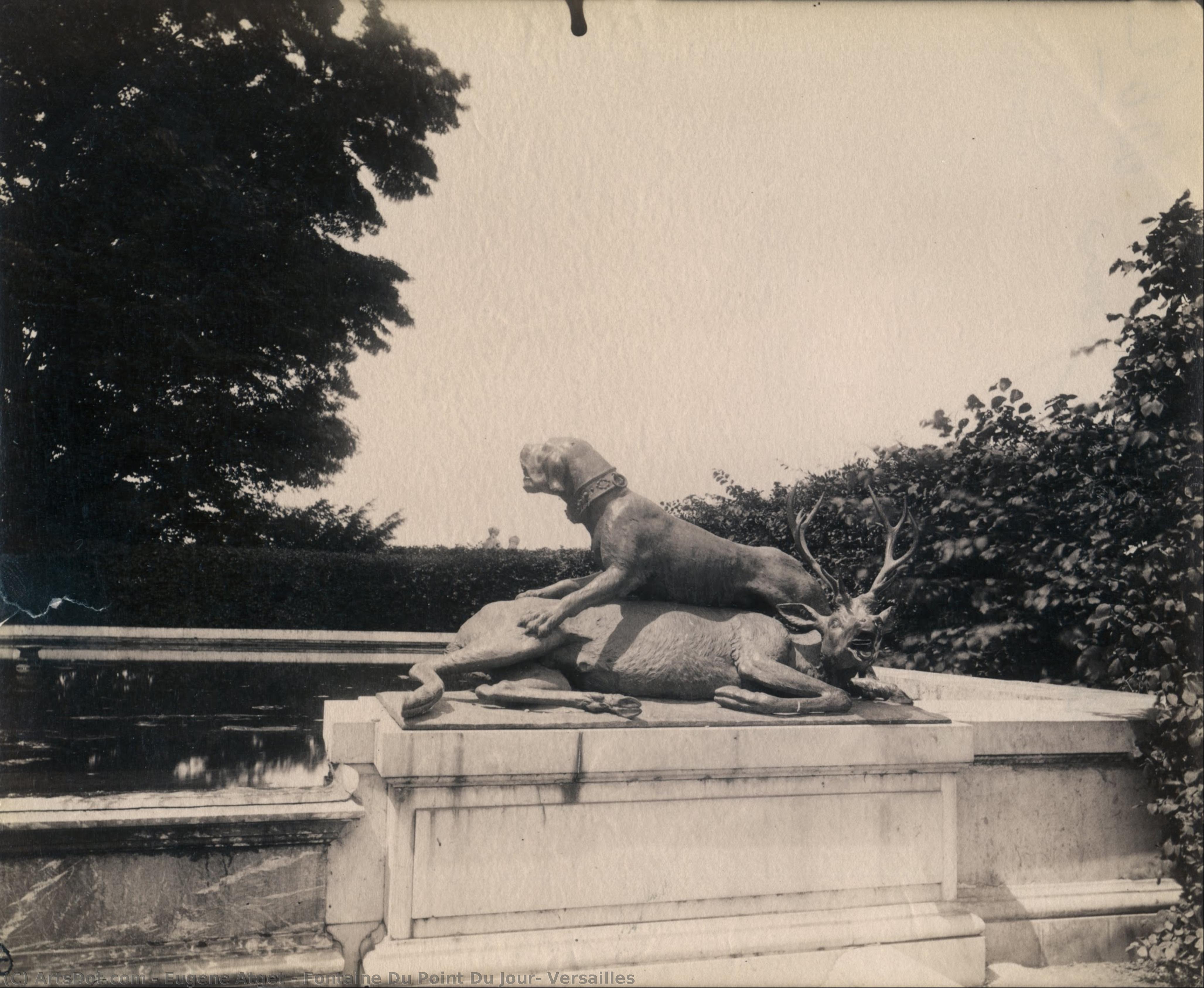 Fontaine Du Point Du Jour, Versailles — Eugène Atget