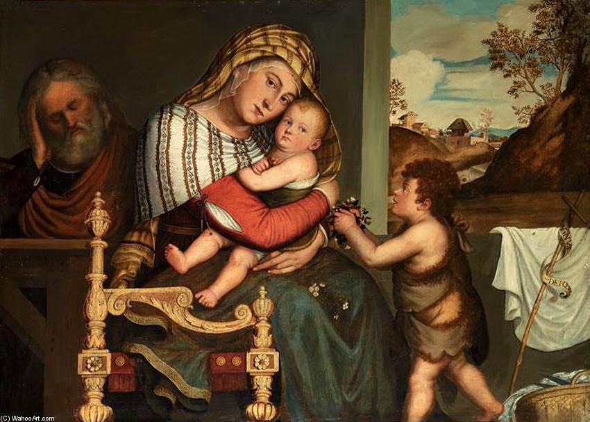 The Holy Family With The Infant St John The Baptist — Niccolò Frangipane