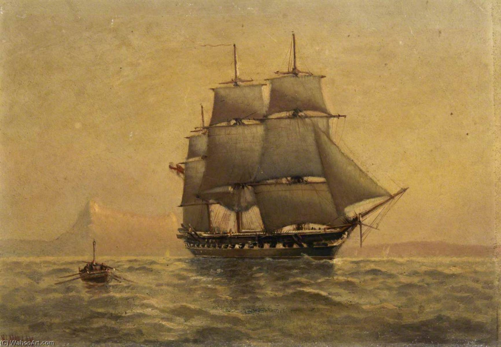 The Screw Frigate Hms 'immortalite' — Henry J Morgan