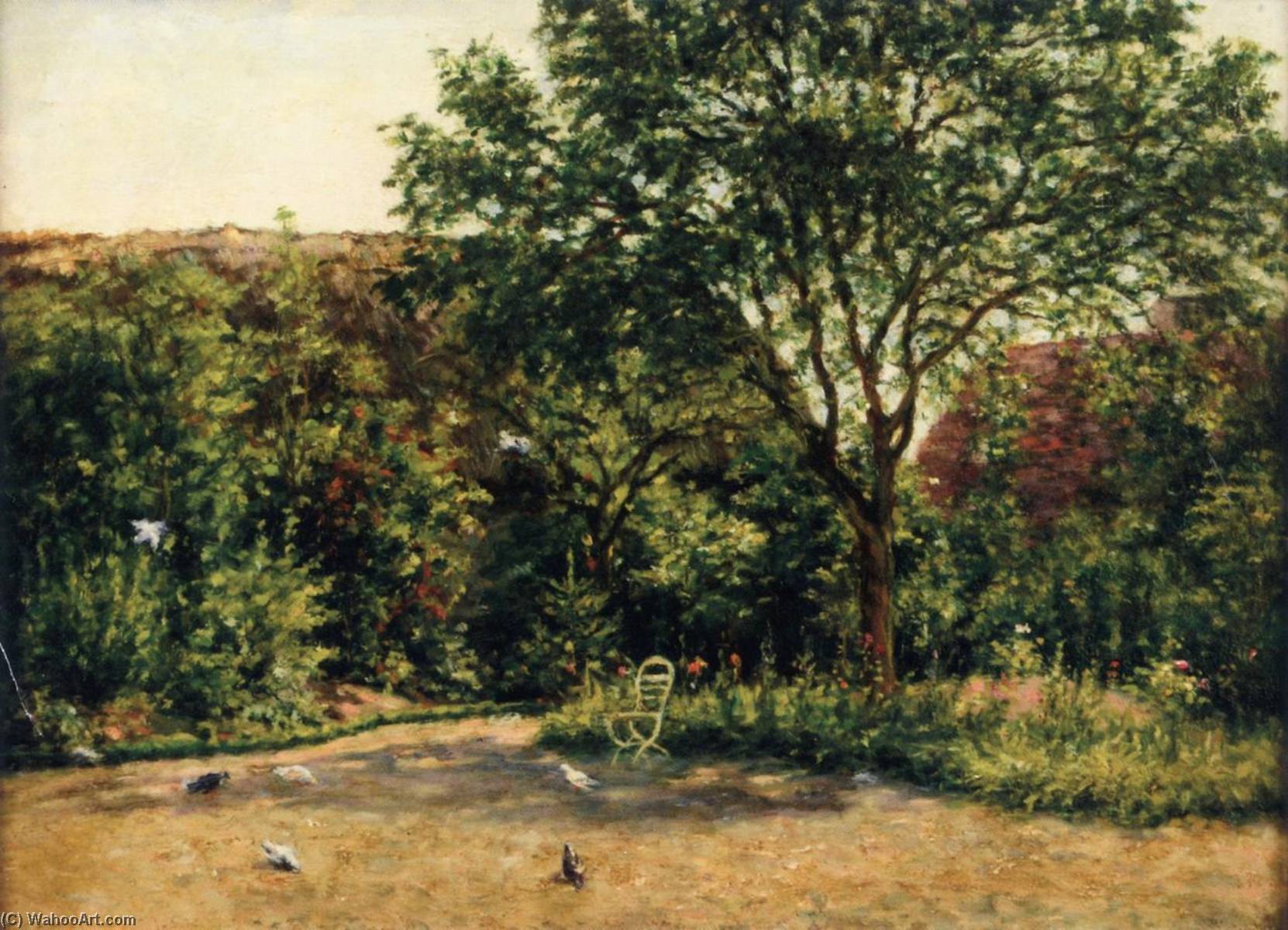French Garden — Francisco Oller