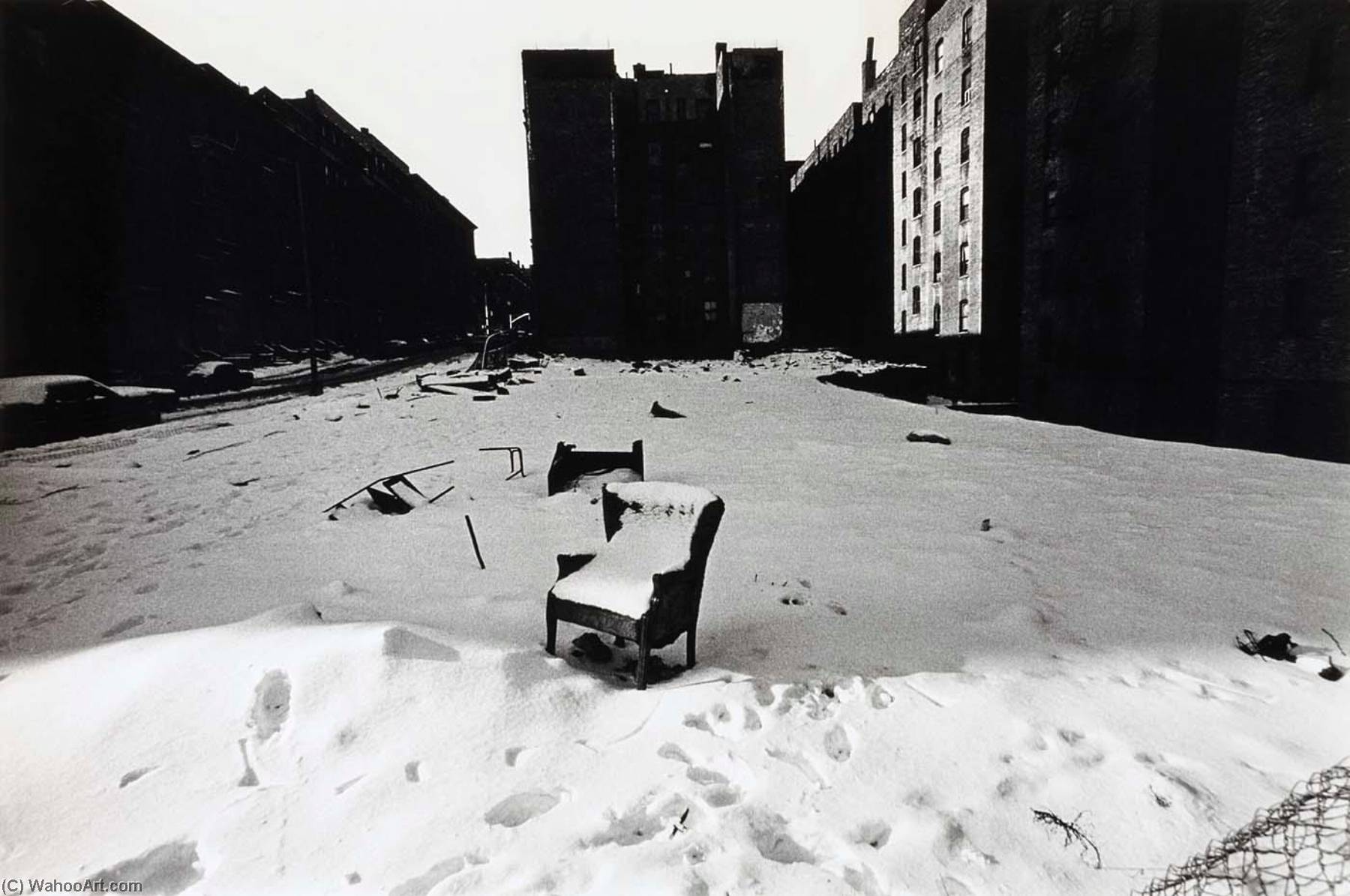Untitled (chair In The Snow, Manhattan Valley, New York) — Frank Espada