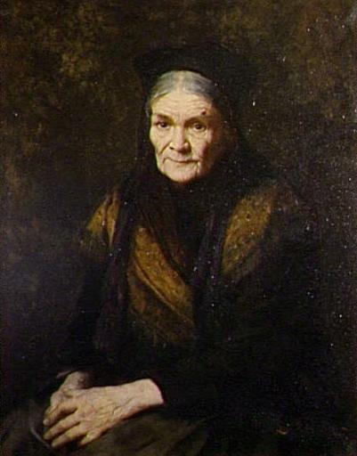 Portrait De Vieille Femme — Léon Hornecker