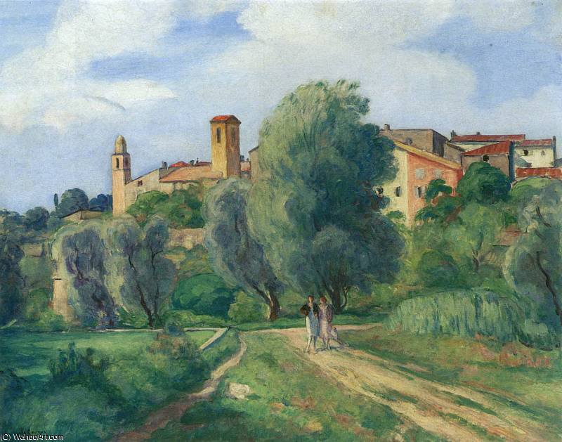 Two Women Taking A Walk — Henri Lebasque