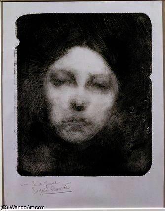 Head Of A Young Girl — Eugène Anatole Carrière