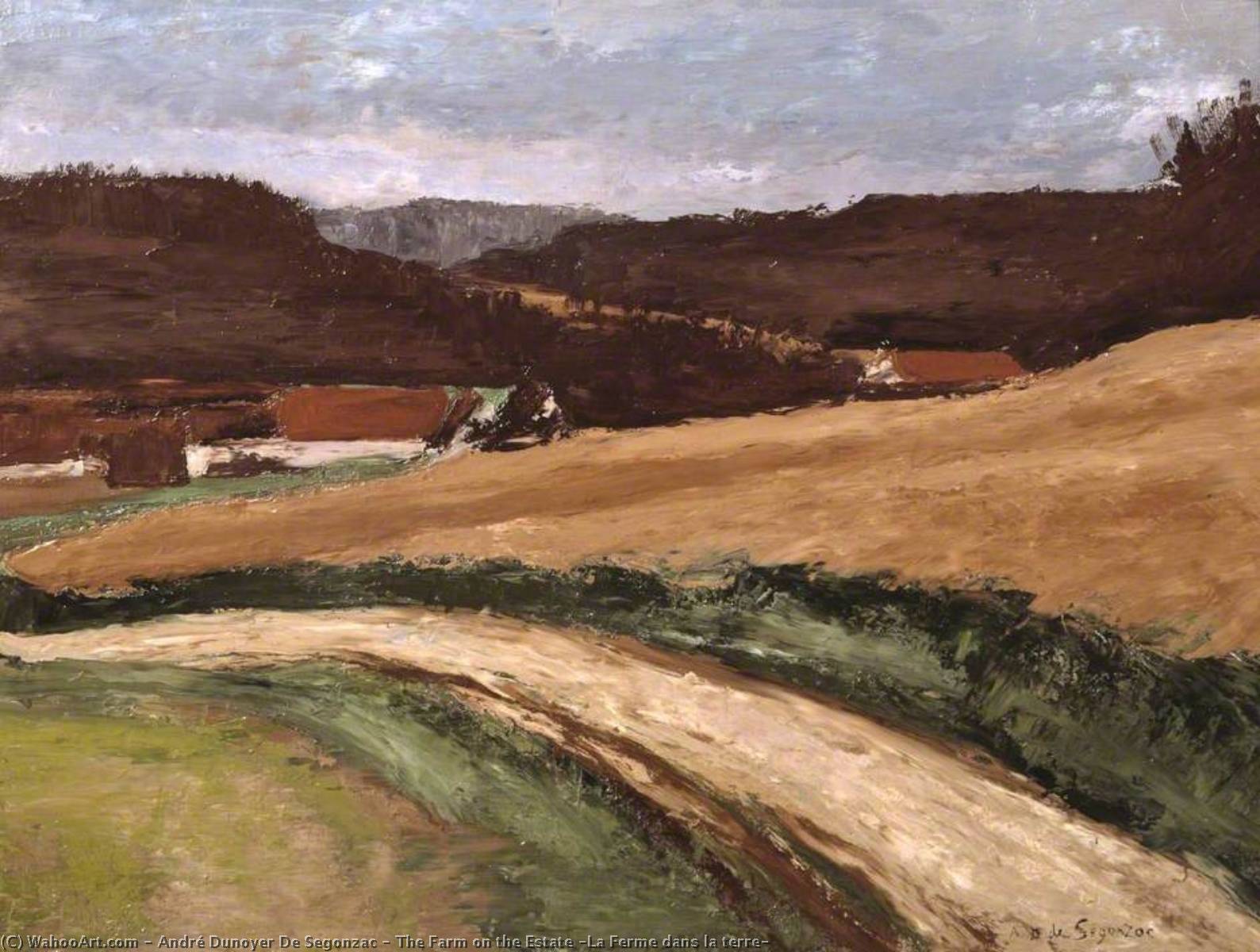 The Farm On The Estate (la Ferme Dans La Terre) — André Dunoyer De Segonzac