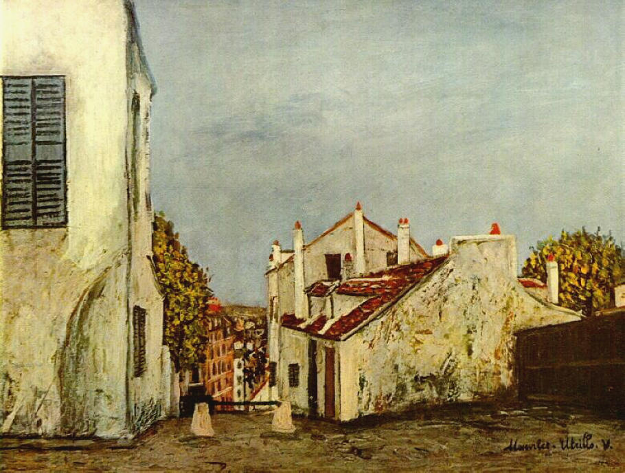 Houses In Montmartre — Maurice Utrillo