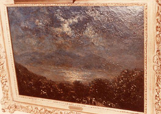 Moonlite Lake, (painting) — Ralph Albert Blakelock