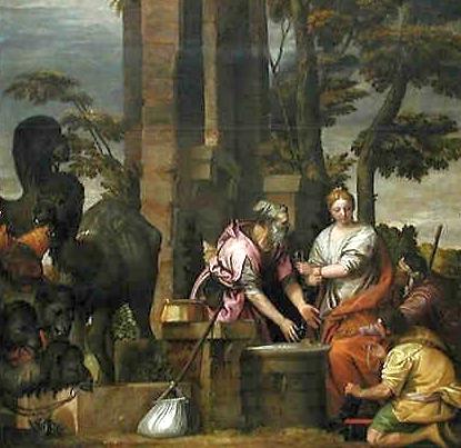 Rebecca And Eliezer — Paolo Veronese
