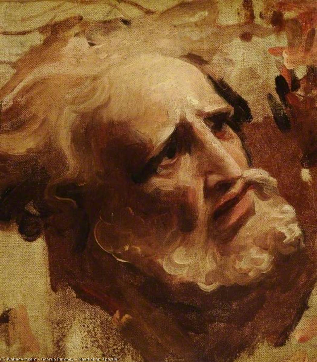 Head Of An Apostle — George Romney
