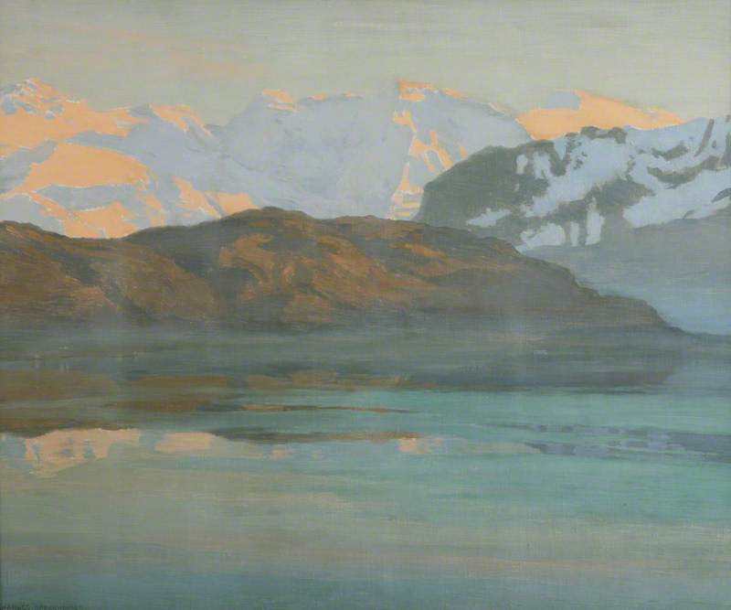 Evening Lake Of Lucerne — Charles Oppenheimer
