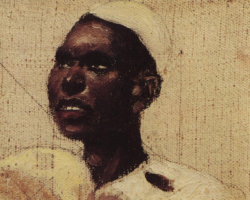 The Head Of Nubian Man — Vassily Dmitrievitch Polenov
