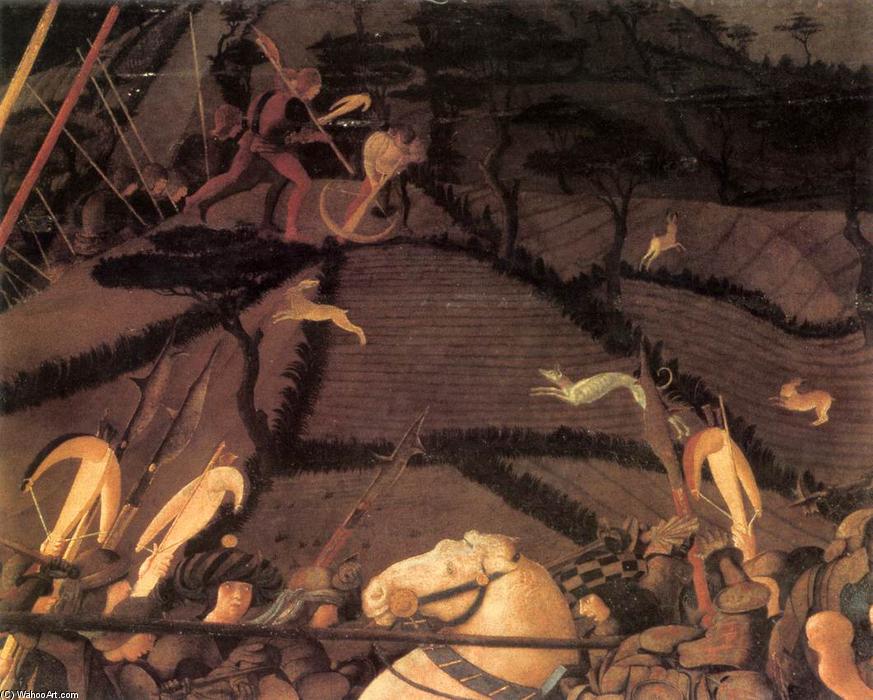 Bernardino Della Ciarda Lanzado Sobre Su Caballo (detalle) — Paolo Uccello