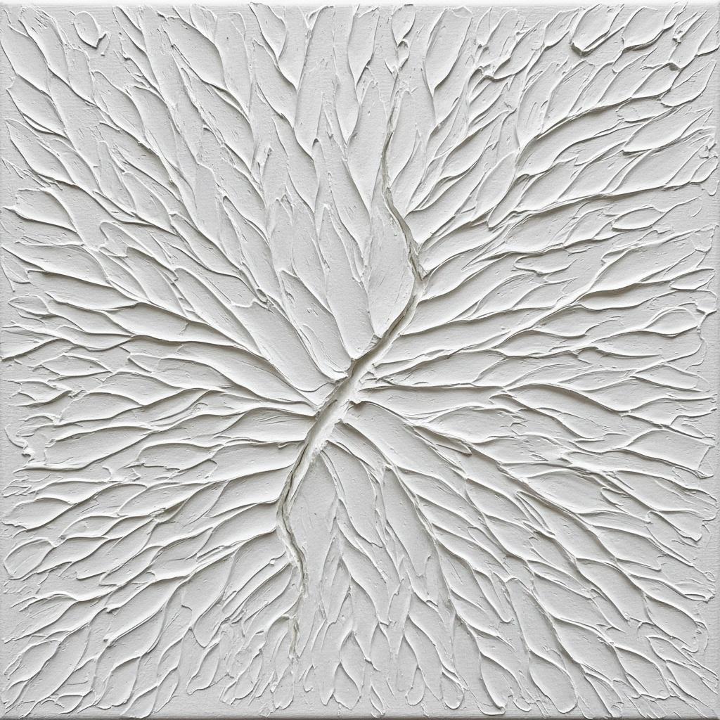 Fragmented Alabaster: A Monochromatic Study Of Radial Rupture And Sculptural Light — David Moreau