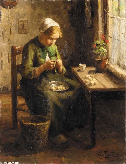 Peeling Potatoes — Evert Pieters