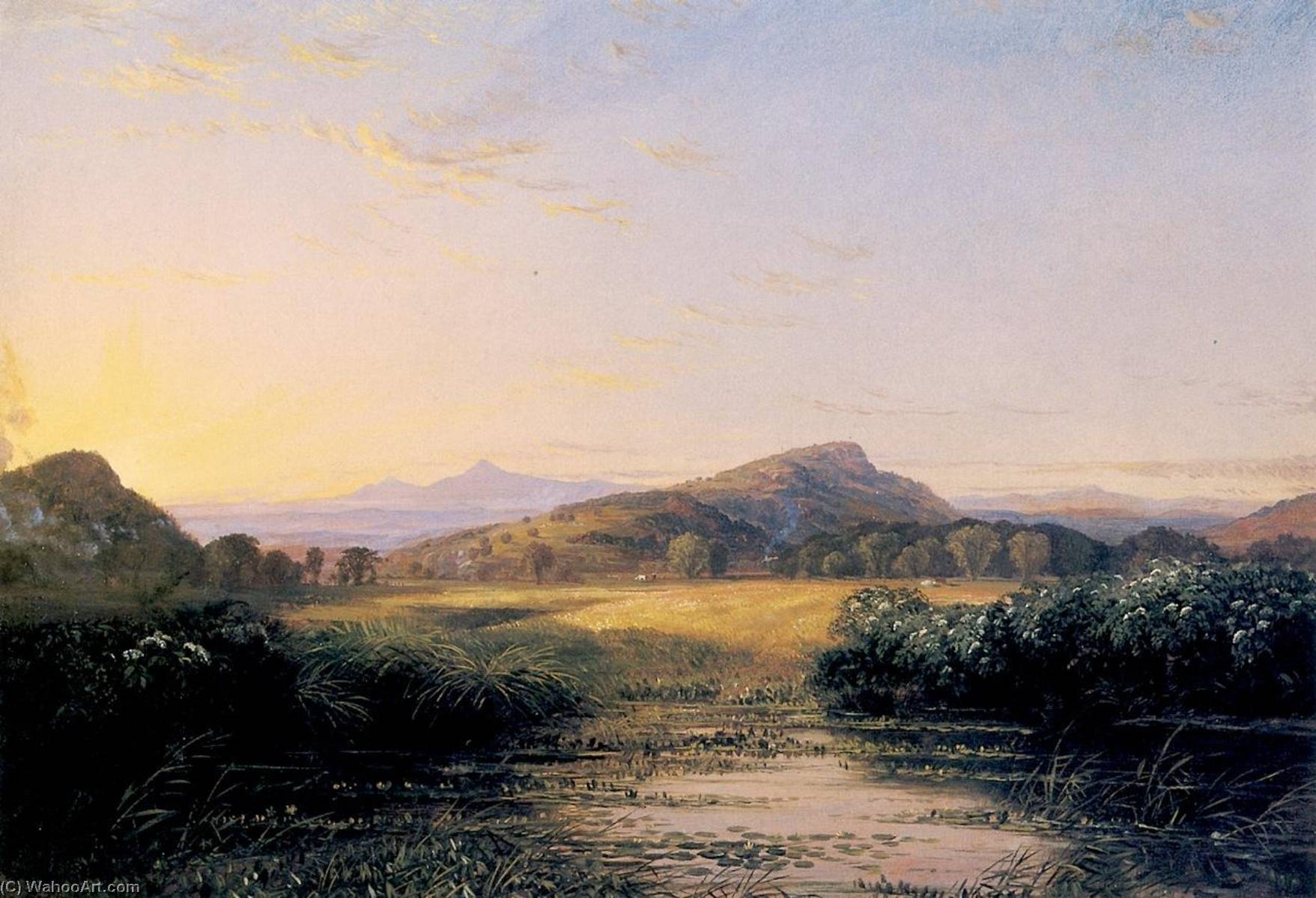 Landscape Sketch (also Known As New England Scene) — Thomas Hiram Hotchkiss