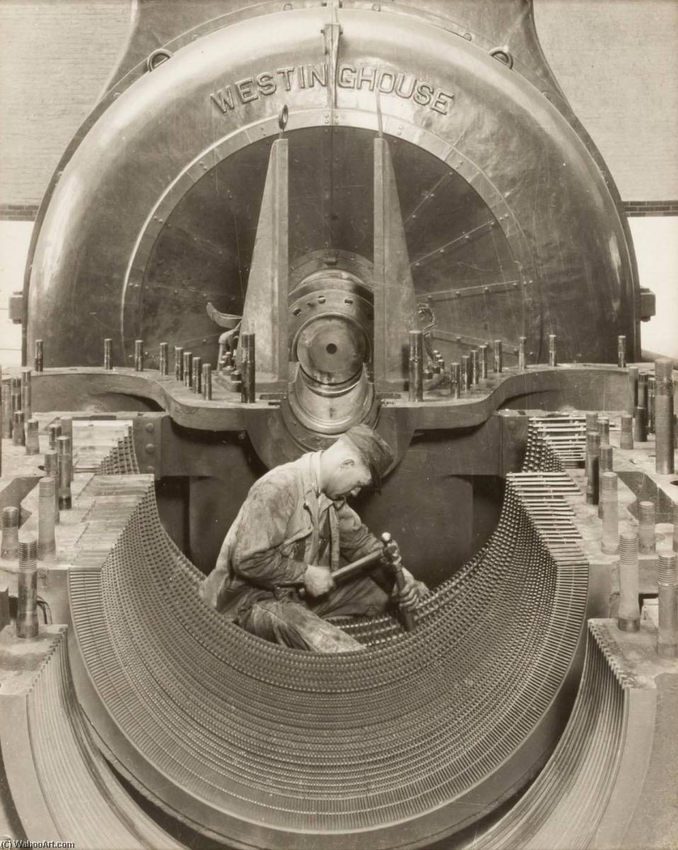 Heart Of The Turbine — Lewis Wickes Hine