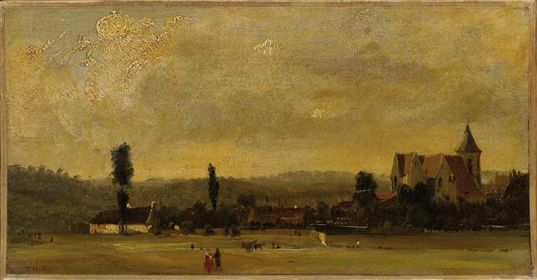 Landscape With A Church — Theodore Robinson