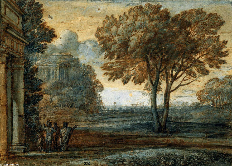 Seascape With Aeneas On Delos — Claude Lorrain (claude Gellée)