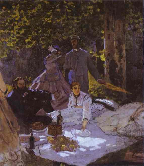 Déjeuner Sur L'herbe (the Picnic) — Claude Monet