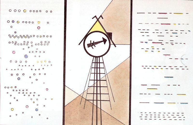 Cuadro Xv. Los Sombreros De Baba Yagá — Wassily Wassilyevich Kandinsky