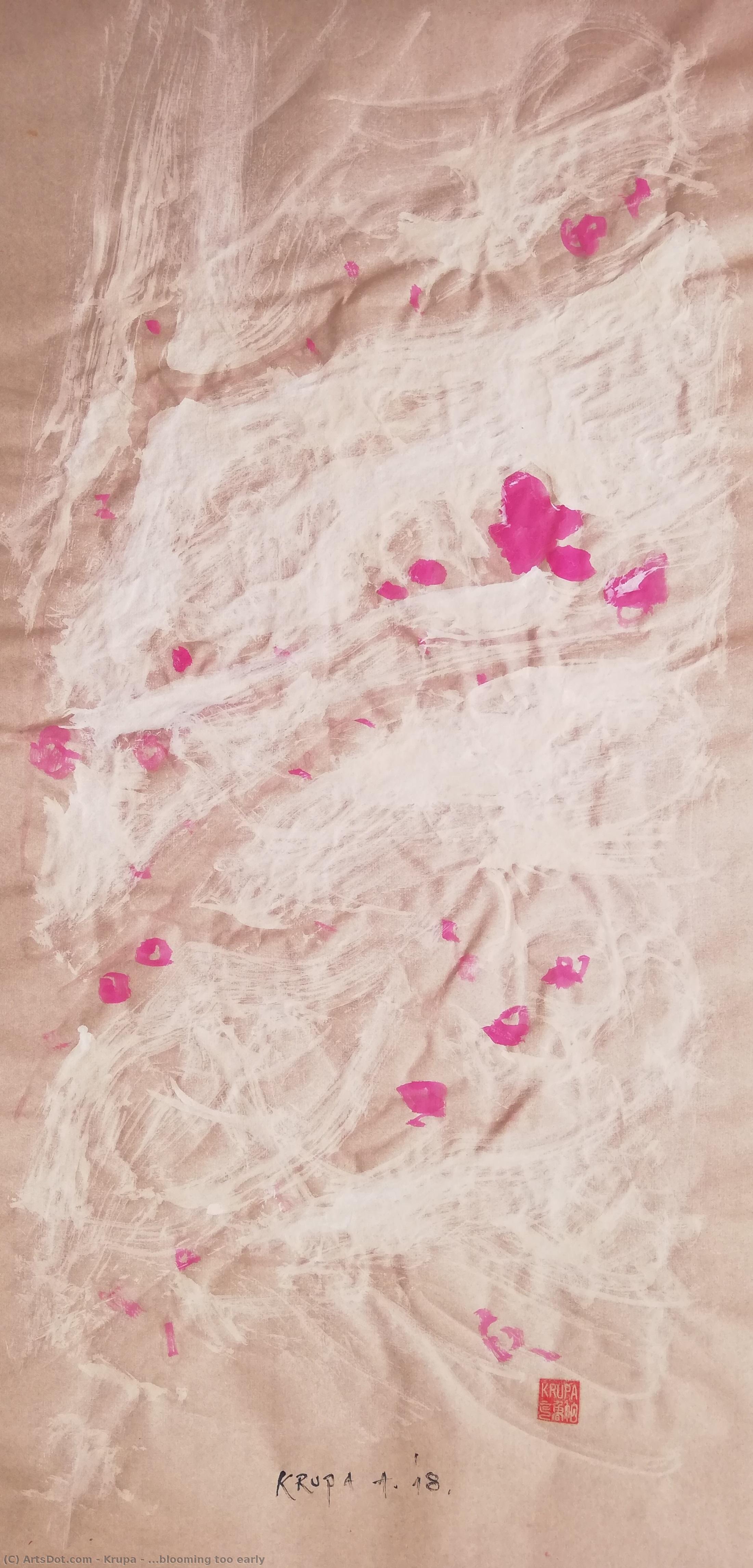 ...blooming Too Early — Alfred Freddy Krupa