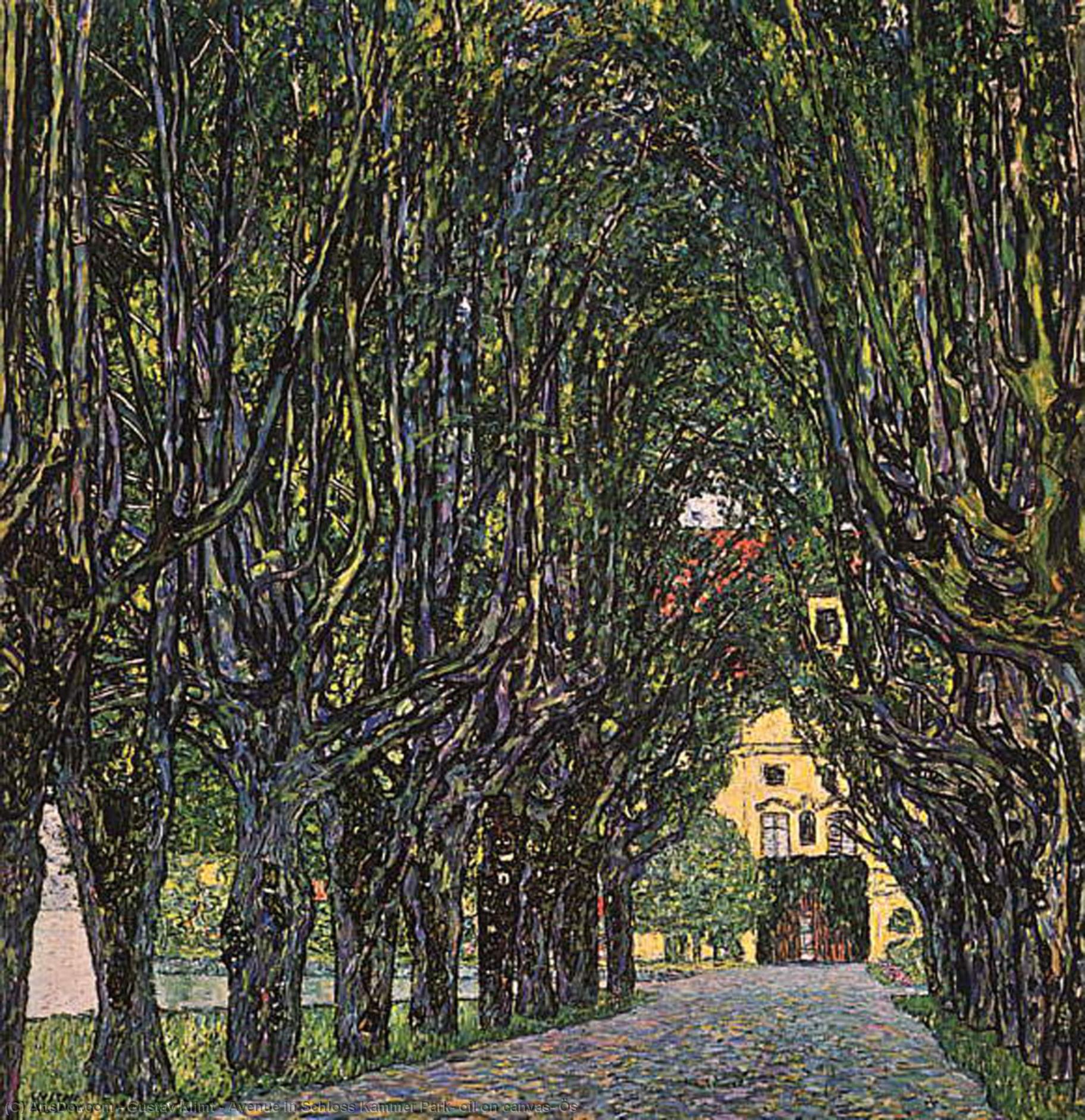 Avenue In Schloss Kammer Park, Öl Auf Leinwand — Gustav Klimt