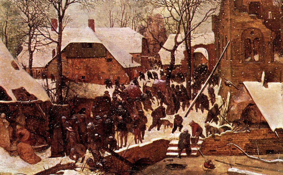 The Adoration Of The Kings In The Snow — Pieter Bruegel The Elder