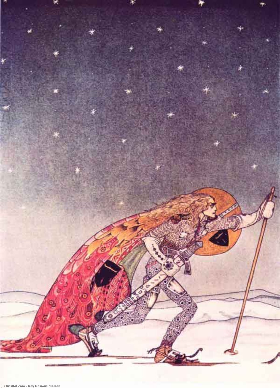 The Man Gave Him A Pair Of Snowshoes — Kay Rasmus Nielsen