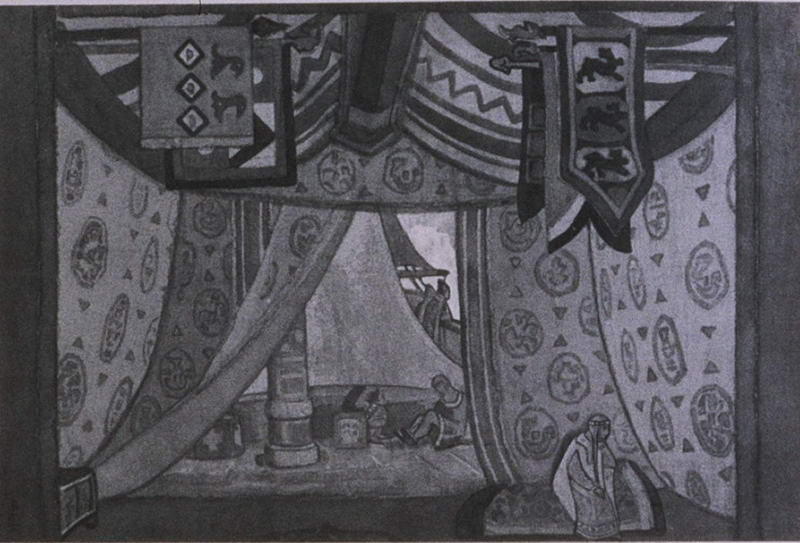 Study Of Scene Design For ''tristan Und Isolde'' — Nicholas Roerich