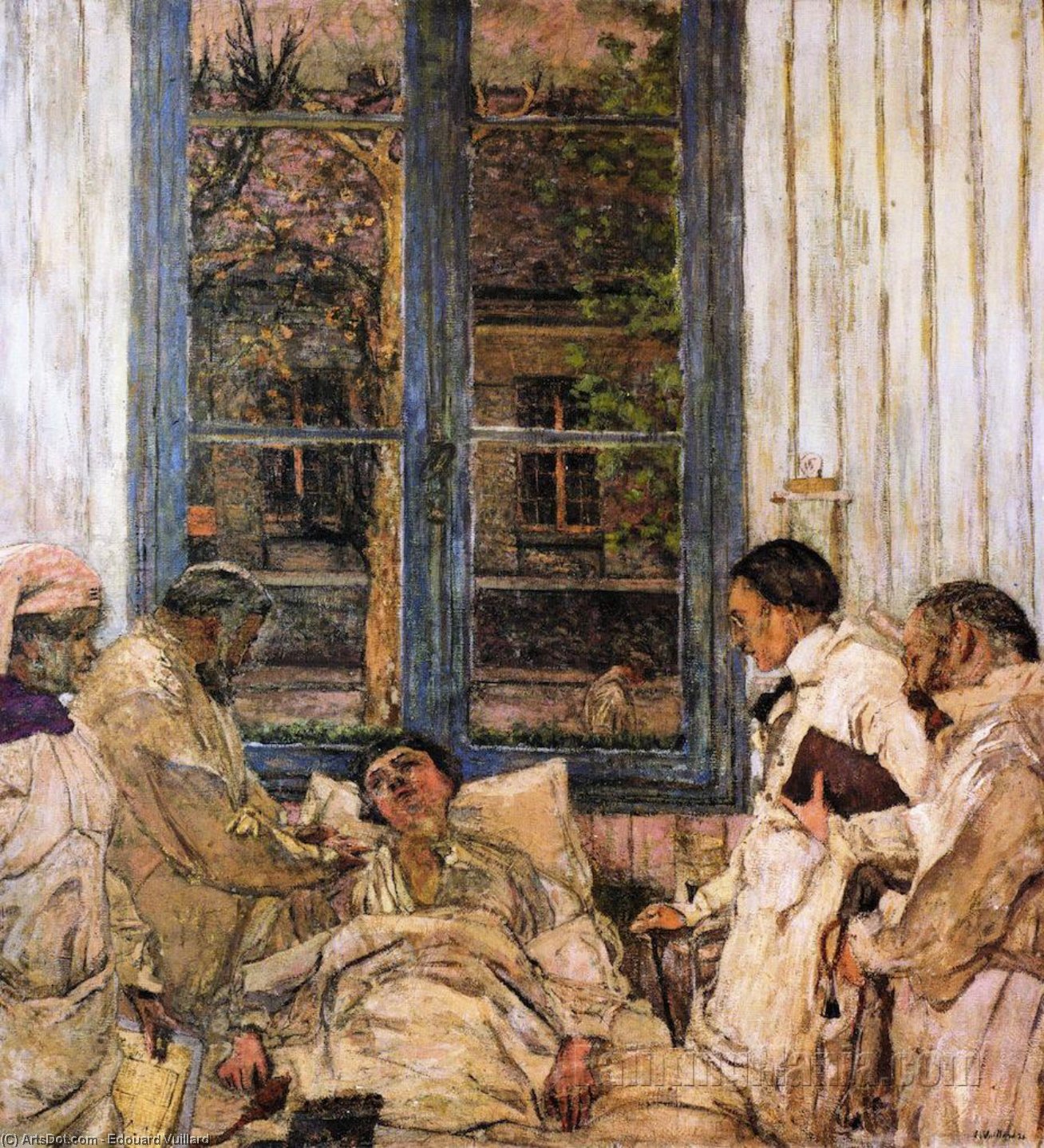 Dr Vaquez And His Assistant Dt Parvu At The Hôpital De La Pieié — Jean-édouard Vuillard