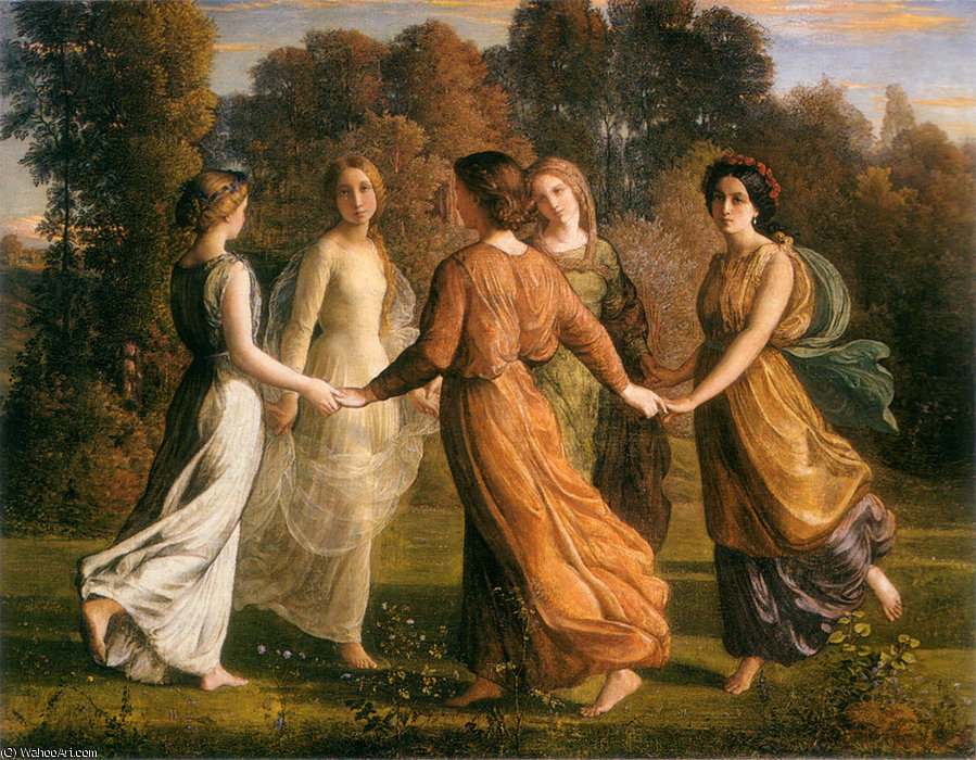 Le Poeme De L Ame 13 Rayons De Soleil — Anne François Louis Janmot