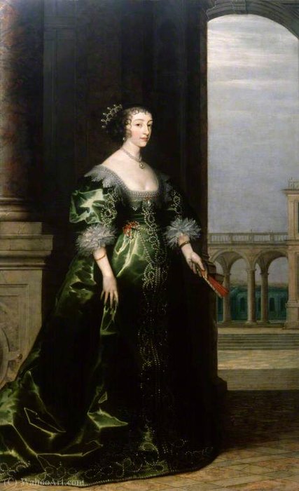 Henrietta Maria — Hendrick Van The Younger Steenwyck