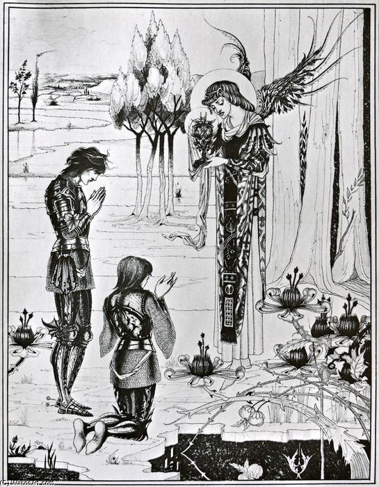 The Achieving Of The Sangreal — Aubrey Vincent Beardsley