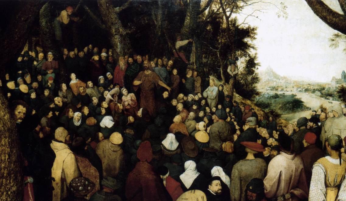 The Sermon Of St John The Baptist (detail) — Пијетр Бругел Старији